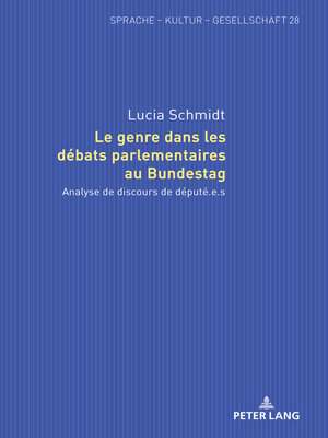 cover image of Le genre dans les débats parlementaires au Bundestag